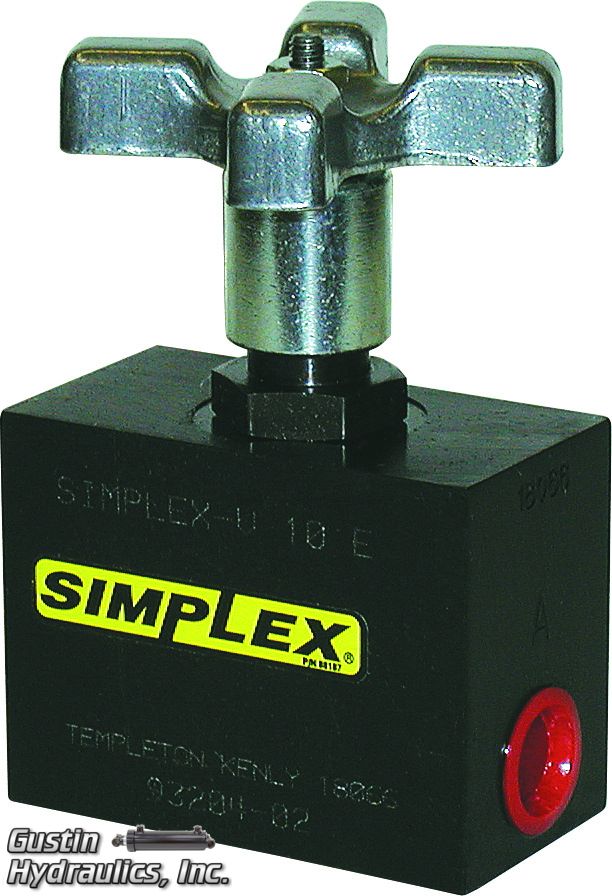 Simplex V10E Check Valve | Gustin Hydraulics